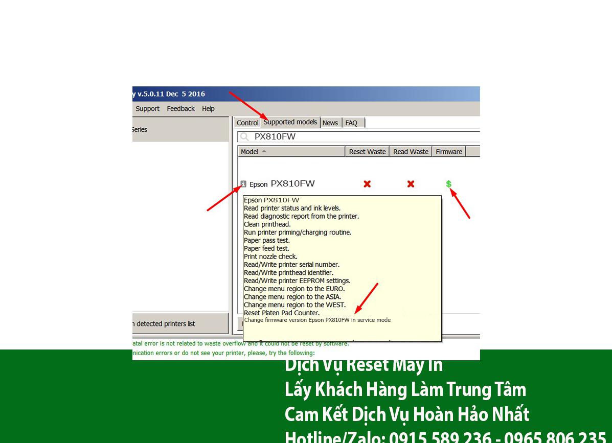 Key Firmware May In Epson PX810FW Step 1